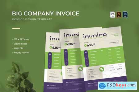 Big Company - Invoice Template