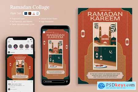 Rukma - Ramadan Collage Flyer Set