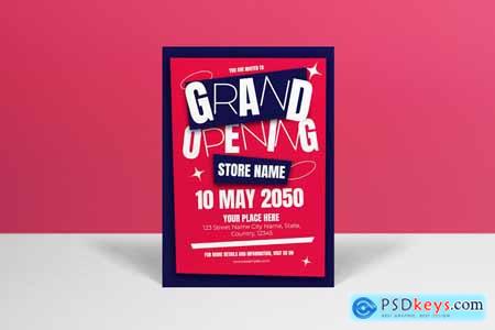 Pink Playful Grand Opening Store Invitation