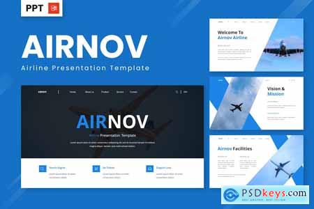 Airnov - Airline Powerpoint Templates