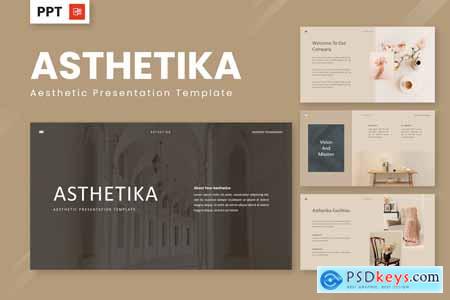 Asthetika - Aesthetica Powerpoint Templates