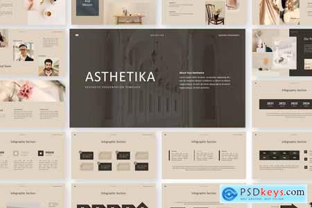 Asthetika - Aesthetica Powerpoint Templates