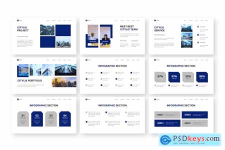 Citylix - Building Powerpoint Templates