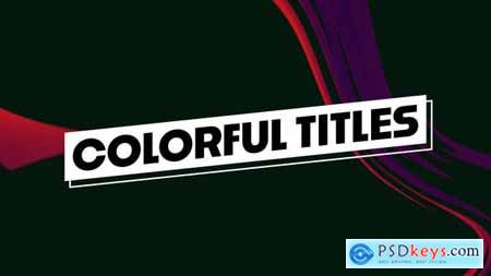 Colorful Titles Premiere Pro 50979999
