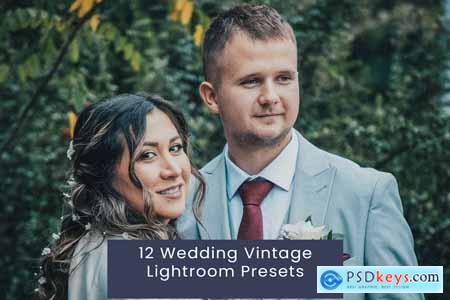 12 Wedding Vintage Lightroom Presets