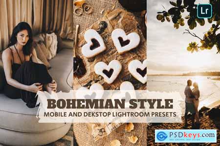 Bohemian Style Lightroom Presets Dekstop Mobile