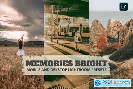 Memories Bright Lightroom Presets Dekstop Mobile