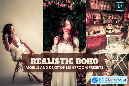 Realistic Boho Lightroom Presets Dekstop Mobile