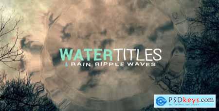 Water Ripple Rain Titles 20177364