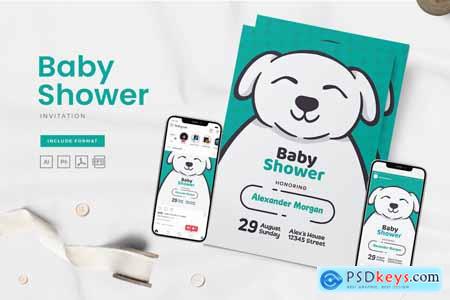 Baby Shower Invitation - Print & Social Media