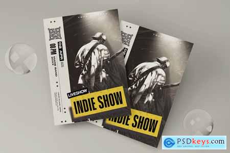 Indie Music Show Flyer