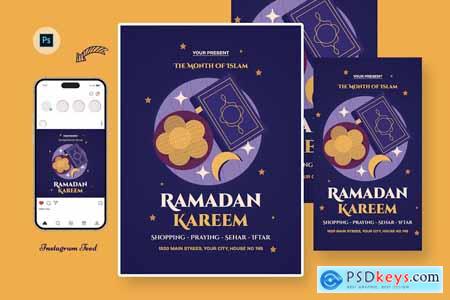 Virtually Ramadan Kareem Flyer Template