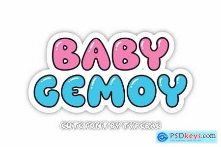 Baby Gemoy - Playful Bubble Font