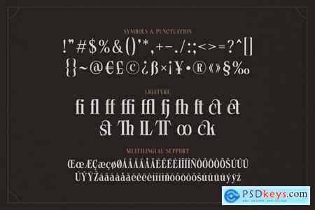 Crondie - Vintage Serif Typeface