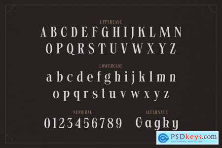Crondie - Vintage Serif Typeface