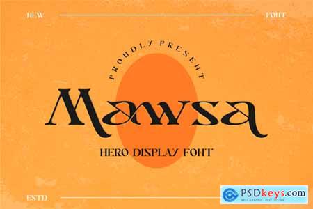 Mawsa - Display Hero Font
