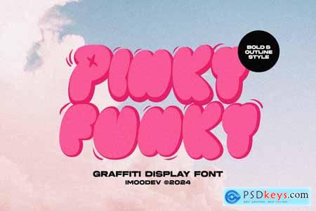 Pinky Funky - Graffiti Display Font