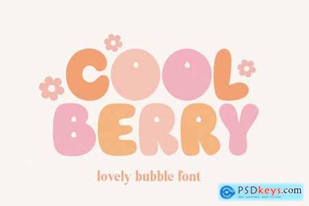 Cool Berry Bubble Font