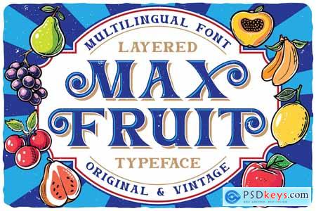 Max Fruit Bold Retro Font