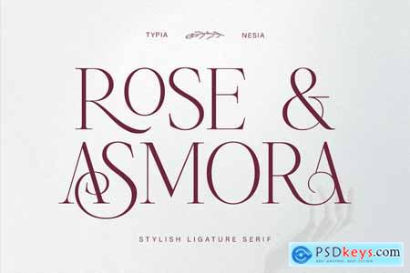 Rose & Asmora - Stylish Ligature Serif