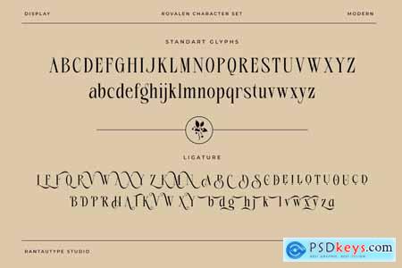 Rovalen Modern Serif Font