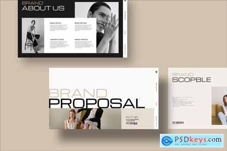Azura Brand Proposal Presentation Template
