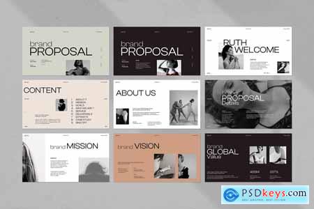 Brand Proposal PowerPoint Presentation Template LKB8749