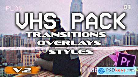 VHS Pack effects, overlays, transitions v.2 26522993