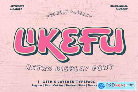 Likefu - Retro Display Font