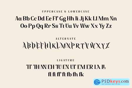 Wallyoz - Serif Display Font