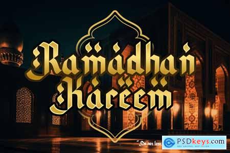 Ramadhan Tsania Arabic Decorative Font