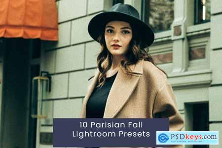 10 Parisian Fall Lightroom Presets