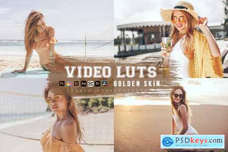 Gold Skin Luts Video Editing Premiere Pro