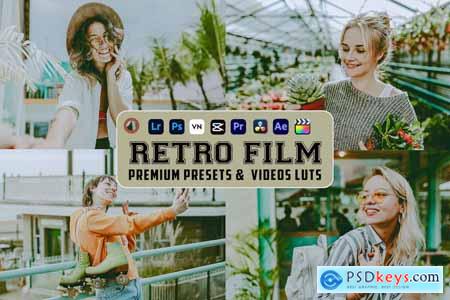 Retro Film Luts Video & Presets Mobile Desktop