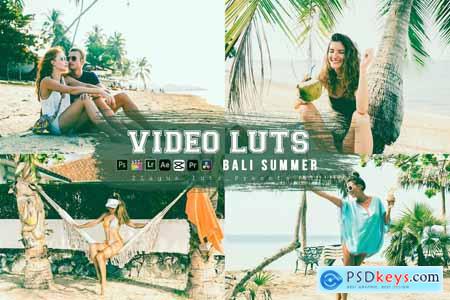 Bali Summer Luts Video Editing Premiere Pro