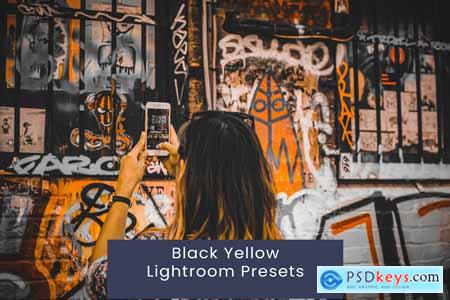 Black Yellow Lightroom Presets