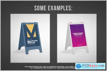 Pavement Sign Outdoor Advertising Mockup