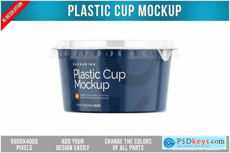 Plastic Cup Mockup