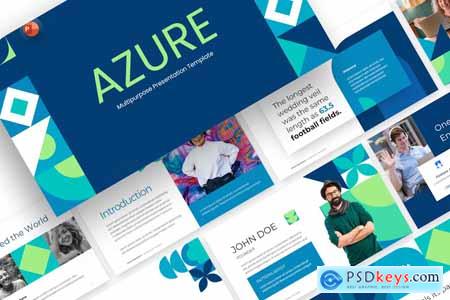 Azure Multipurpose PowerPoint Template