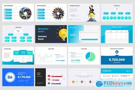 Pitch Deck StartUp Solutions Infographics