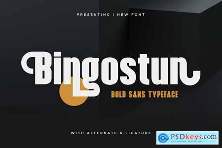 Bingostun - Bold Sans Typeface