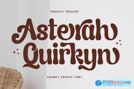 Asterah Quirkyn Groovy Font