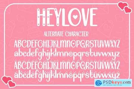 Heylove - Lovely Playful Font