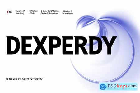 Dexperdy - Sans Serif Family