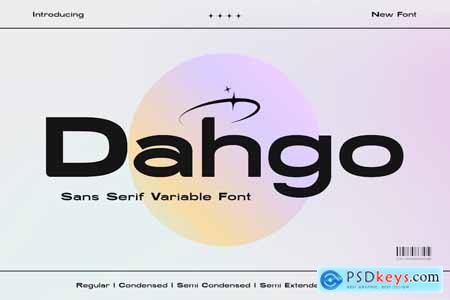 Dahgo - Sans Serif Variable Font Family