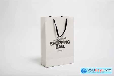 Shopping Paper Bag Mock Up
