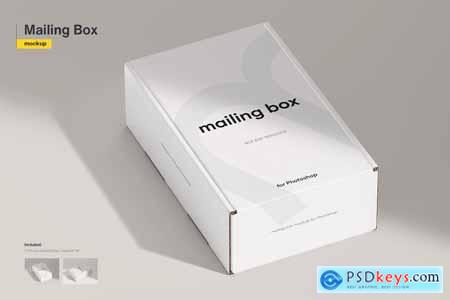 Small Mailing Box Mockup