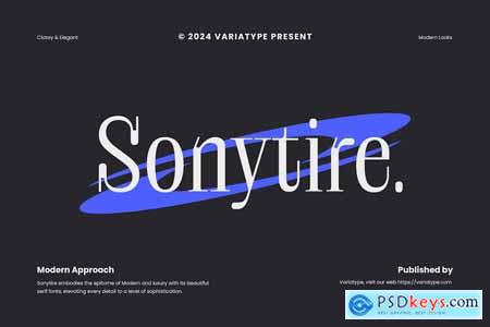 Sonytire - Classy Elegant Serif