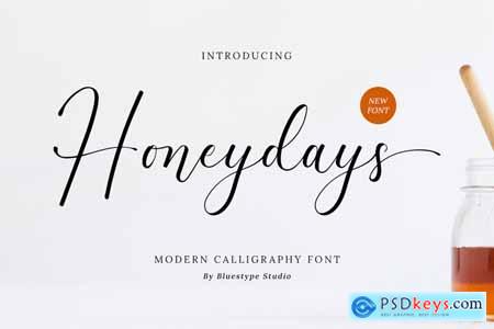 Honeydays - Modern Calligraphy Fonts
