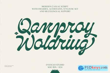 NCL Qanproy Woldriug - Casual Script Font